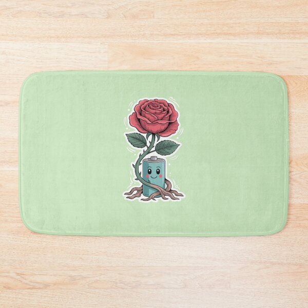 Item preview, Saving Batteries, Growing Roses – Going Green With Love designed and sold by FeelCreations.