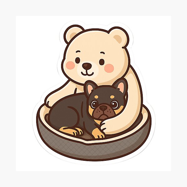 Item preview, Hennessy and his Bear designed and sold by fluffyhennessy.