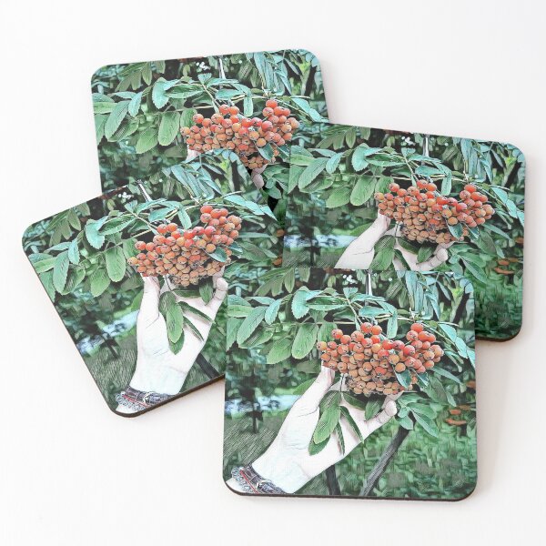 Item preview, Rowanberry Charm – Autumn Forest Energy Sticker & Botanical Art designed and sold by NatureChampion.