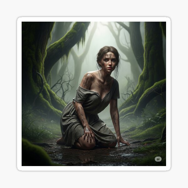 Item preview, Lost in the Cloud Forest - Woman in the Forest designed and sold by SportKI.