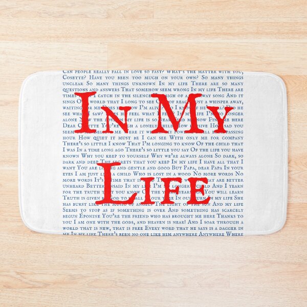 Item preview, Les Miserable Lyrics designed and sold by broadwaygirl142.