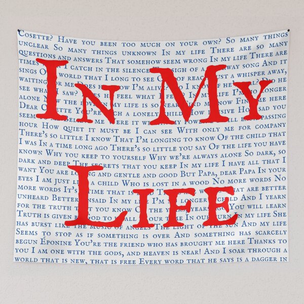 Item preview, Les Miserable Lyrics designed and sold by broadwaygirl142.