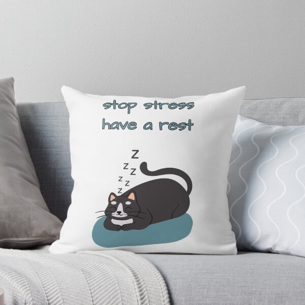 Item preview, Stress free cat designed and sold by cteecreative.