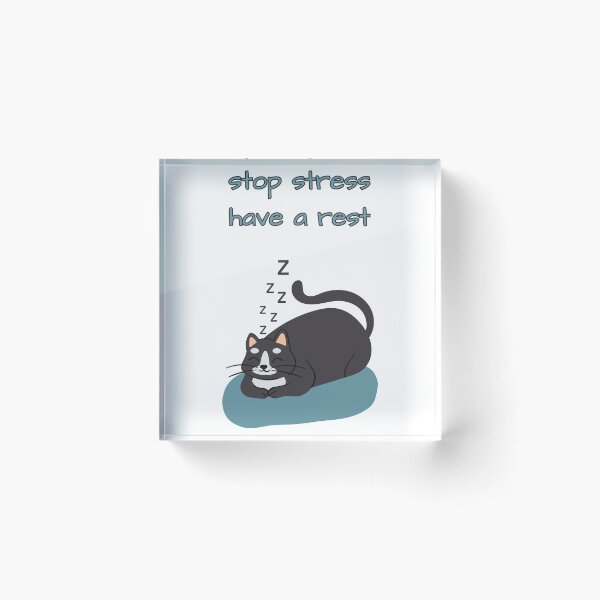 Item preview, Stress free cat designed and sold by cteecreative.