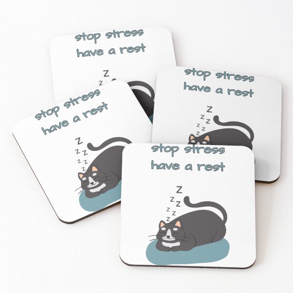 Item preview, Stress free cat designed and sold by cteecreative.
