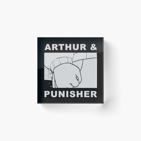 Item preview, ARTHUR & PUNISHER Fist Meme Shirt designed and sold by kallistidesign.