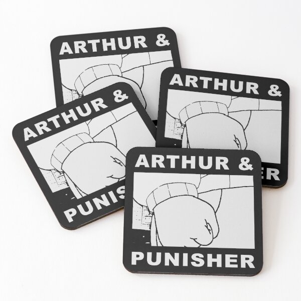 Item preview, ARTHUR & PUNISHER Fist Meme Shirt designed and sold by kallistidesign.