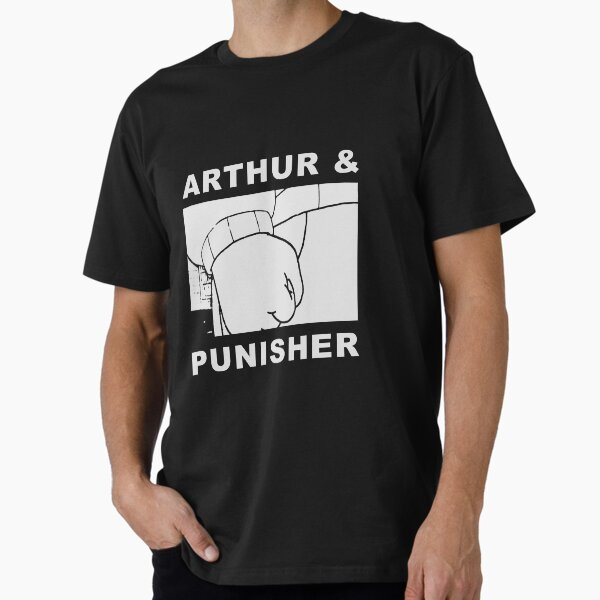 Item preview, ARTHUR & PUNISHER Fist Meme Shirt designed and sold by kallistidesign.
