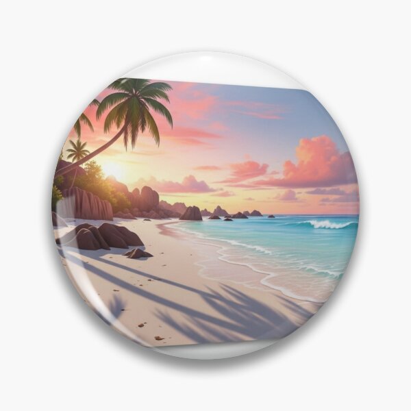 Item preview, Seychelles Sunrise Beach designed and sold by ChaimMage.