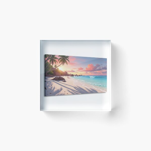 Item preview, Seychelles Sunrise Beach designed and sold by ChaimMage.