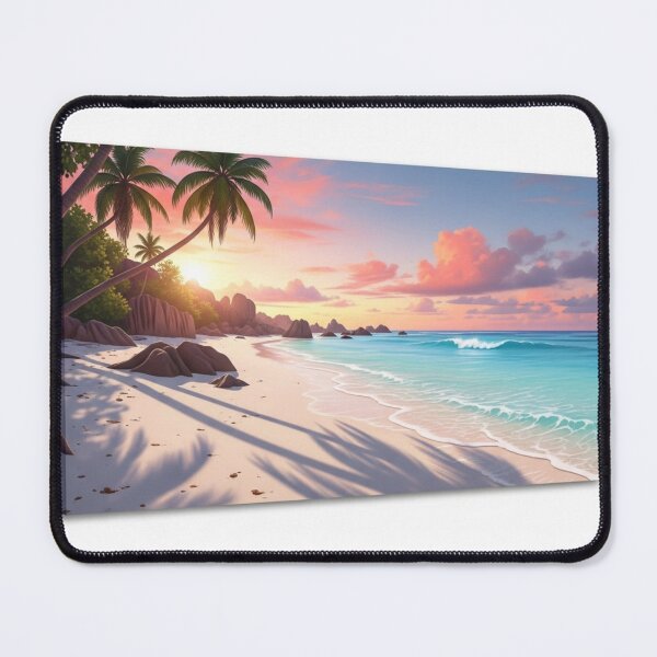 Item preview, Seychelles Sunrise Beach designed and sold by ChaimMage.