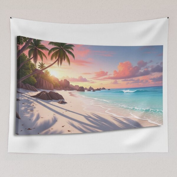 Item preview, Seychelles Sunrise Beach designed and sold by ChaimMage.