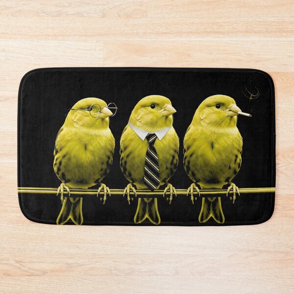 Item preview, Quirky Canary Family | Humorous Birds Glasses & Tie Art designed and sold by AV.