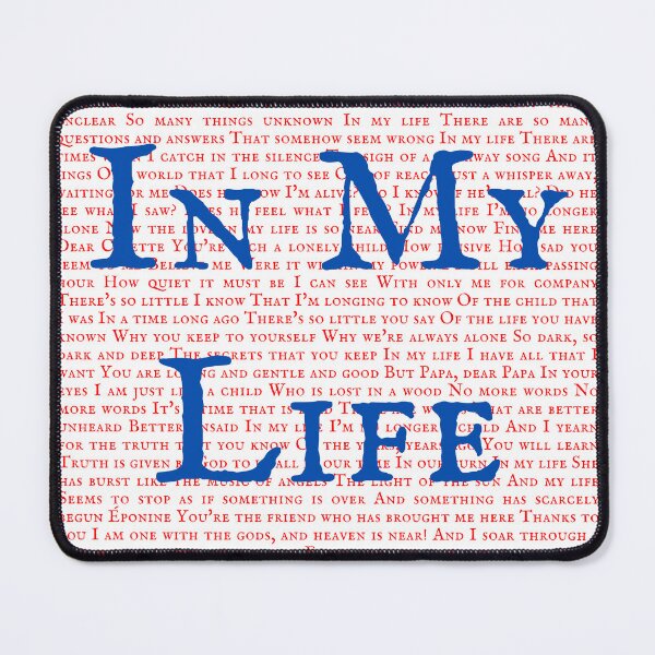 Item preview, Les Miserable Lyrics designed and sold by broadwaygirl142.