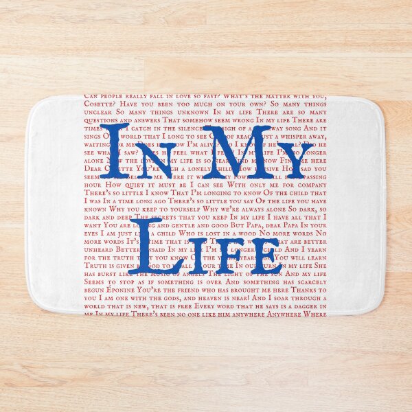 Item preview, Les Miserable Lyrics designed and sold by broadwaygirl142.