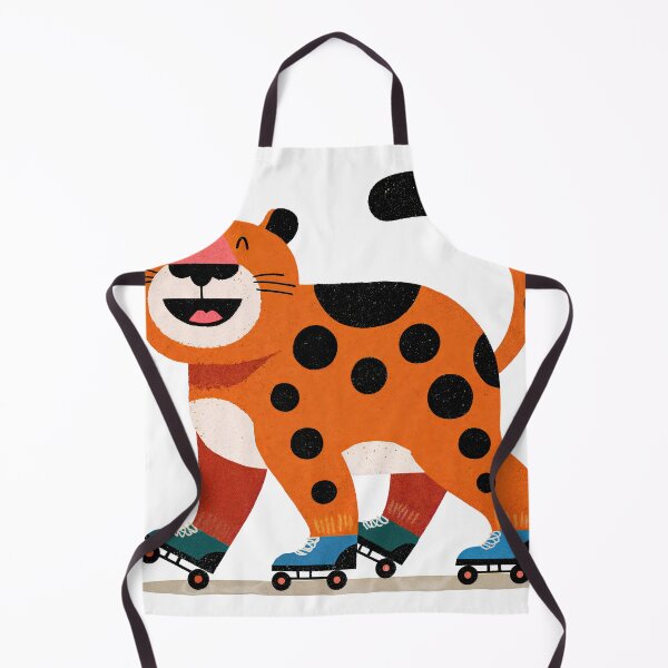 Item preview, Leopard on a Roll – Wild Wheels of Whimsy designed and sold by ForeverPrintsOK.