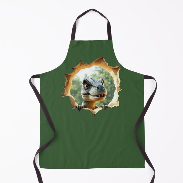 Item preview, Realistic Dinosaur Peeking Through Hole 3D Illustration designed and sold by TheGaliyaStudio.