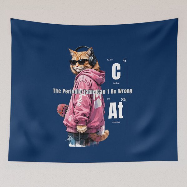 Item preview, Skater Cat in Pink Hoodie – Urban Streetwear Cat Art designed and sold by LiuBaoBao.