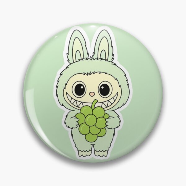 Item preview, Green Grape ♡ Green Labubu ♥ Pop Mart The Monsters designed and sold by BunnyBerryCo.