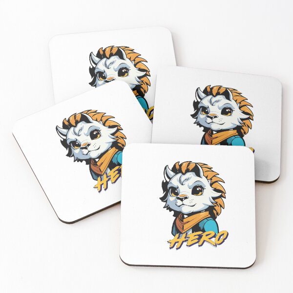 Item preview, Lion Hero – Bold & Cute Design designed and sold by NedaArtworks.