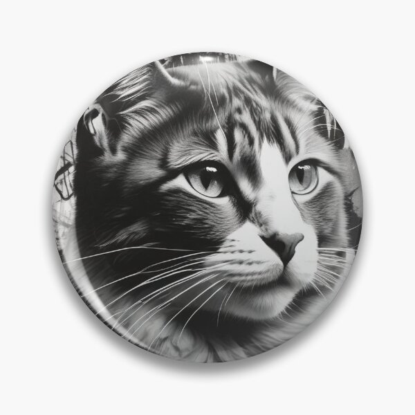 Item preview, Black and white cat designed and sold by GasconyPassion.