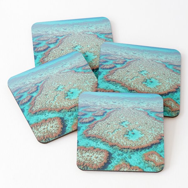 Item preview, Great Barrier Reef Aerial designed and sold by ChaimMage.