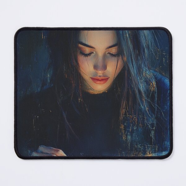 Item preview, Girl Writing Light of Thoughts designed and sold by AITuneSphere.