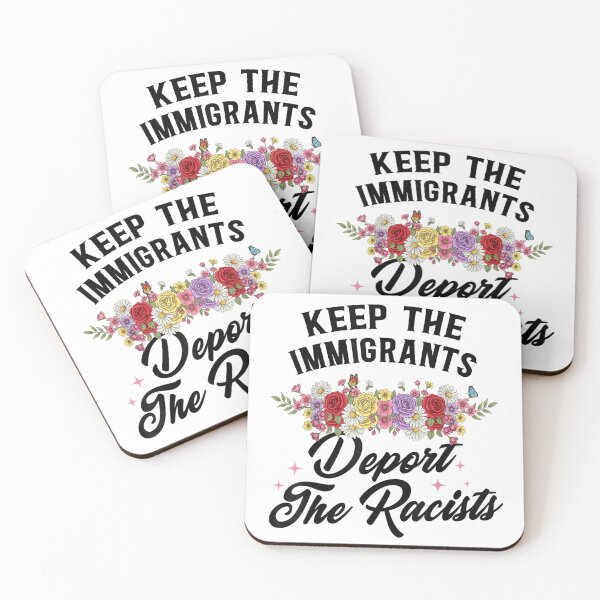 Item preview, Wildflower Keep The Immigrants Deport The Racists Immigrants designed and sold by SHOPATOR.