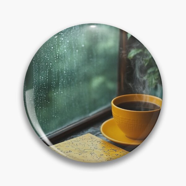 Item preview, Rainy Day Coffee and Journal designed and sold by AITuneSphere.