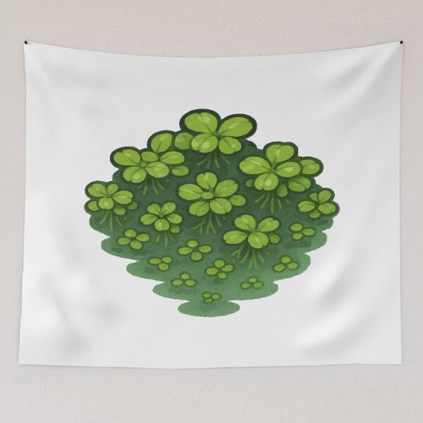 Item preview, Duckweed Pond Plant Illustration – Floating Aquatic Greenery Nature Art designed and sold by Vendeloc.