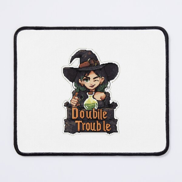 Item preview, 8-Bit Mischievous Witch with Potion | Funny Halloween Magic Art designed and sold by BBackdesign.
