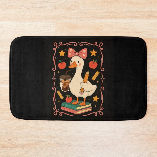 Item preview, Coffee & Books Goose – Literary Fun Design designed and sold by Shabby Script Archive | Digital Designer .