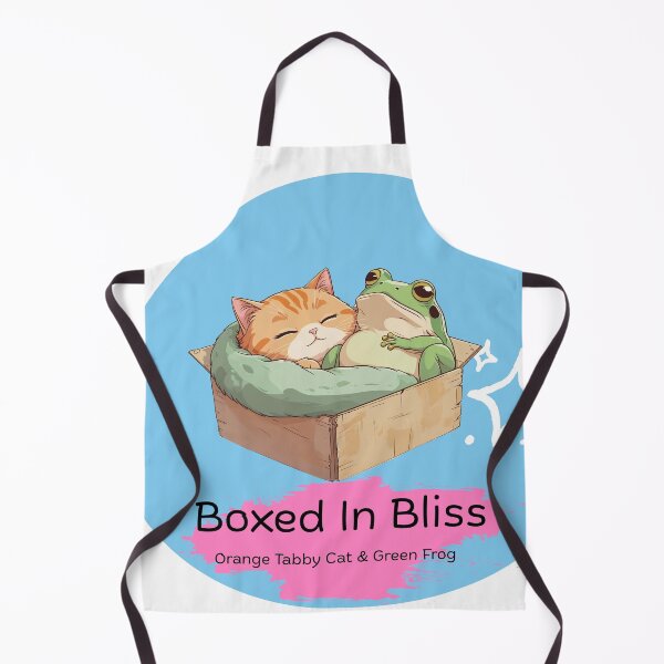 Item preview, Boxed Bliss: Cozy Cat & Chill Frog designed and sold by sakharumoowan08.