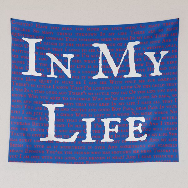 Item preview, Les Miserable Lyrics designed and sold by broadwaygirl142.