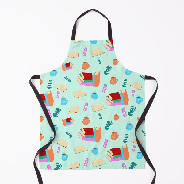 Item preview, Cozy Book Lovers Pattern- Mint Background designed and sold by designsbyklm.