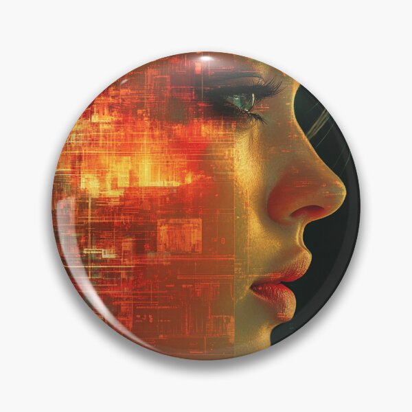 Item preview, Digital Flame Behind Her Eyes designed and sold by AITuneSphere.