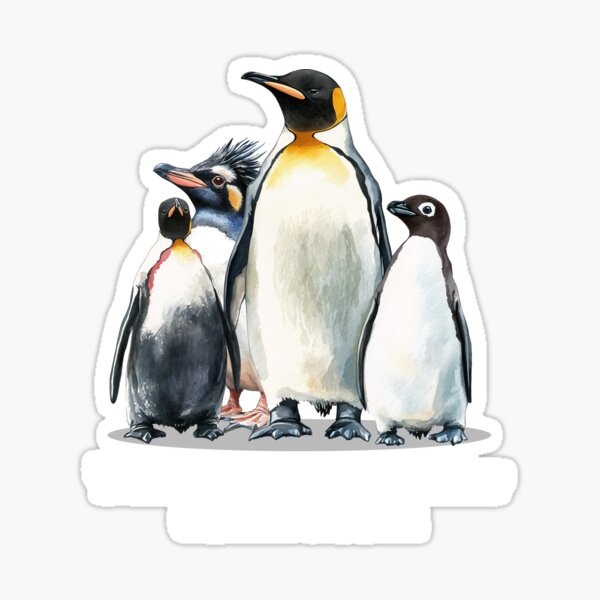 Item preview, Penguin Patrol Slides In to Stop Fish Crime ,  designed and sold by GGNorth2.