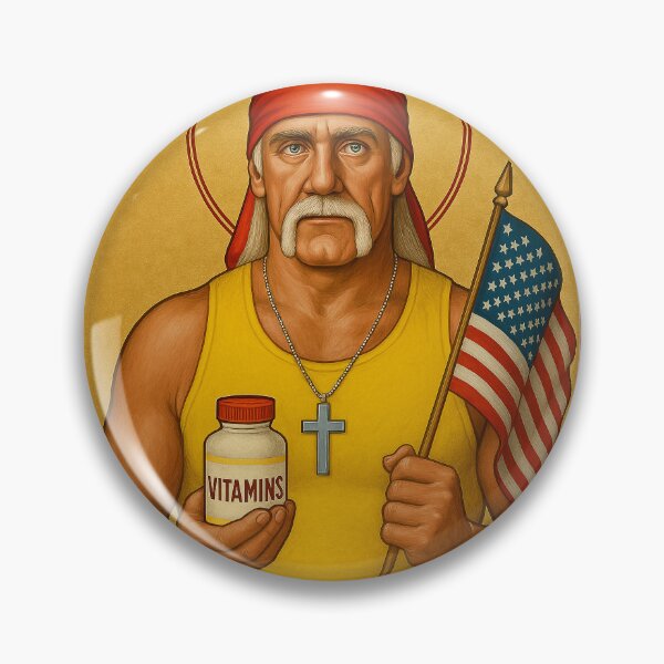 Item preview, Hulk Hogan Saintly Icon designed and sold by HouseholdRetro.