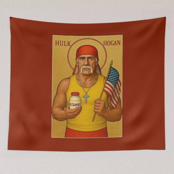 Item preview, Hulk Hogan Saintly Icon designed and sold by HouseholdRetro.