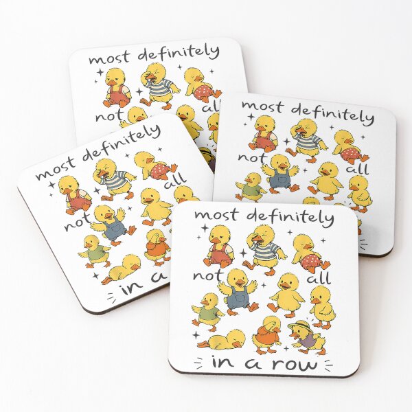 Item preview, Funny Most Definitely Not All In A Row Funny Duck Mental designed and sold by SHOPATOR.