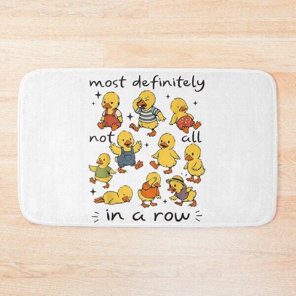 Item preview, Funny Most Definitely Not All In A Row Funny Duck Mental designed and sold by SHOPATOR.