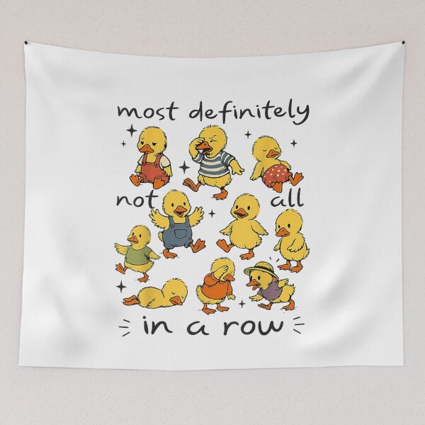 Item preview, Funny Most Definitely Not All In A Row Funny Duck Mental designed and sold by SHOPATOR.