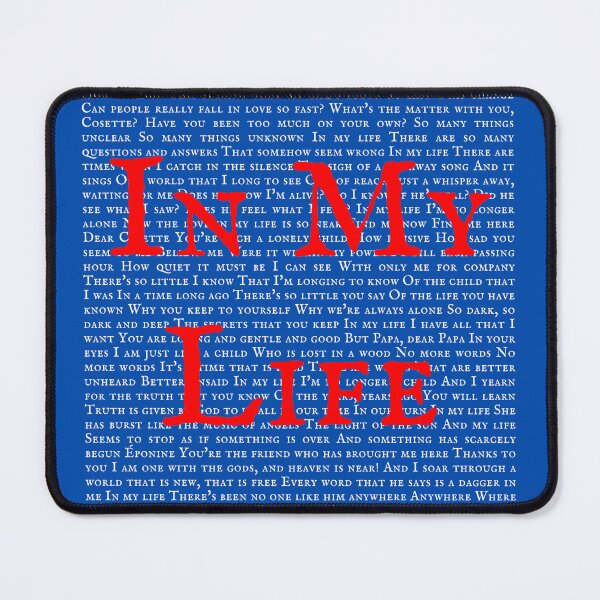 Item preview, Les Miserable Lyrics designed and sold by broadwaygirl142.