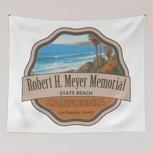Item preview, Robert H. Meyer Memorial State Beach, Los Angeles County, California designed and sold by Wanderful-roads.