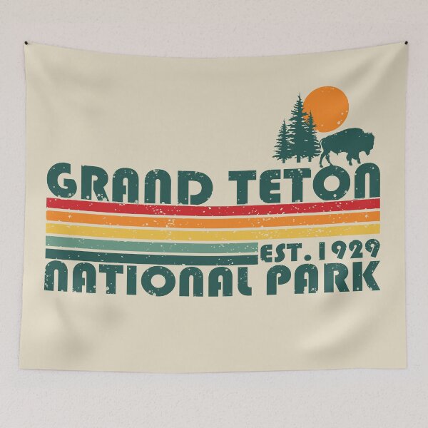 Item preview, Grand Teton Wyoming National Park mountains jakson hole designed and sold by Alexaltay.