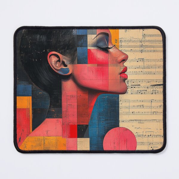 Item preview, Cubist Melody in Her Mind designed and sold by AITuneSphere.