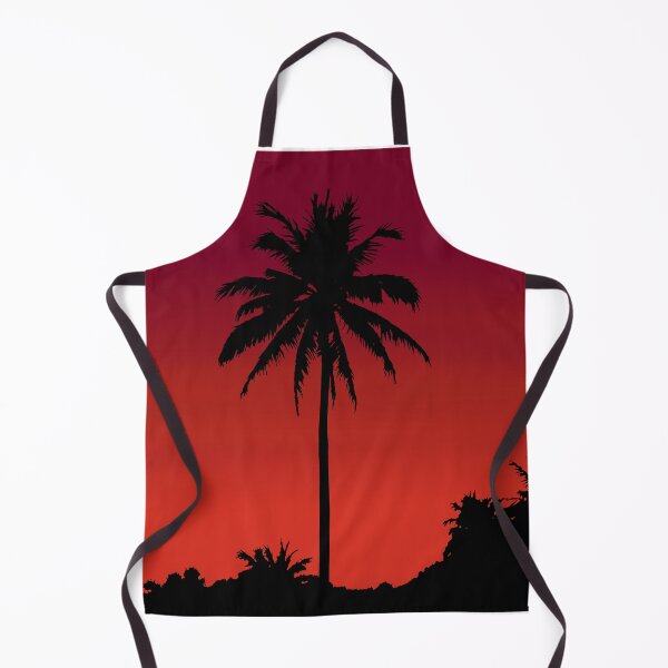 Item preview, Palm Tree Silhouette with Red Sunset designed and sold by AmbientArtCo.