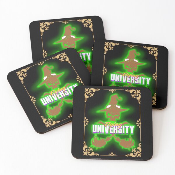 Item preview, Escuela de vuelo divertida y malvada / Universidad de desollar escobas designed and sold by TheEndDesign.