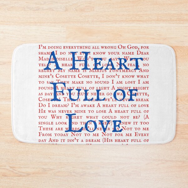 Item preview, Les Miserable Lyrics designed and sold by broadwaygirl142.
