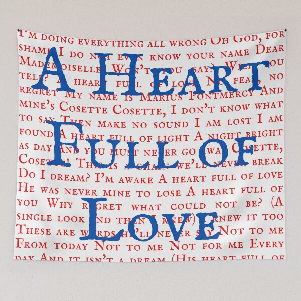 Item preview, Les Miserable Lyrics designed and sold by broadwaygirl142.